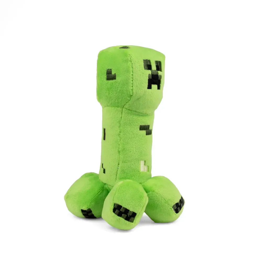 MINECRAFT Green Pixel Creeper Inspired Plush Toy Decoration Soft Stuffed Monster Doll for Gamers Craft Plush Soft Stuffed Toy Decor Made in Ukraine