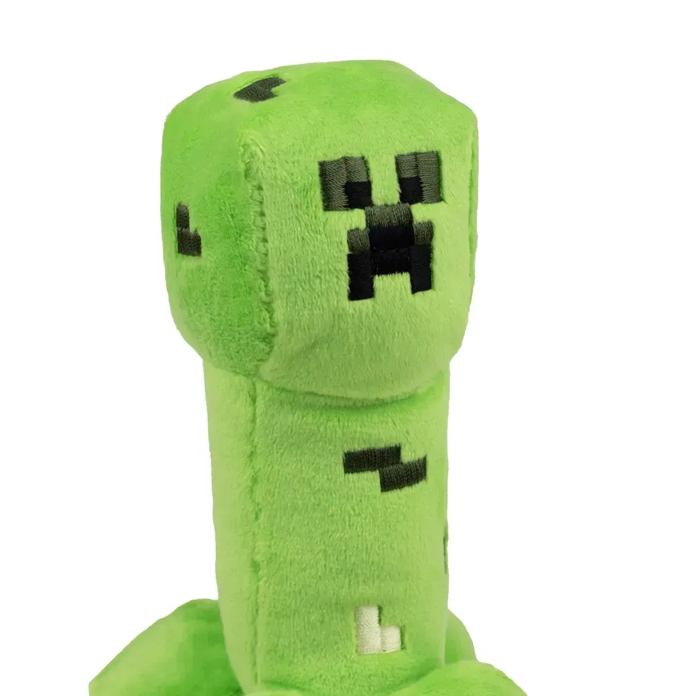 MINECRAFT Green Pixel Creeper Inspired Plush Toy Decoration Soft Stuffed Monster Doll for Gamers Craft Plush Soft Stuffed Toy Decor Made in Ukraine