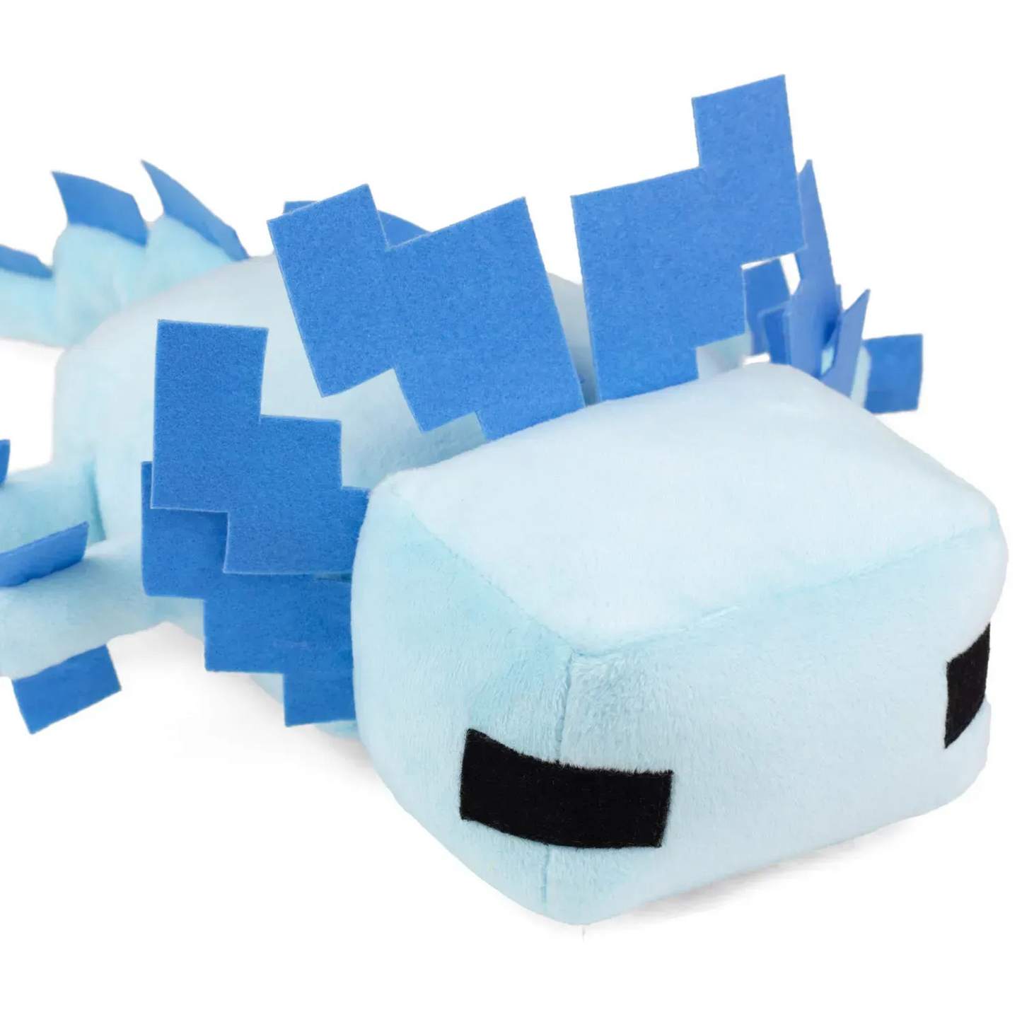 MINECRAFT Blue Pink Pixel Axolotl Salamander Inspired Plush Toy Decoration Soft Stuffed Doll for Gamers Craft Plush Soft Stuffed Toy Decor Made in Ukraine