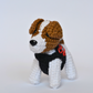 Patron Dog Minesweeper Plush Stuffed Animals, Handmade Crocheted Animal Dog Crochet Kit, Ukrainian Soldier Knitted Patron Dog, Craft Plush Soft Decoration, Figurine Home Decor, Made in Ukraine