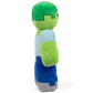 MINECRAFT Zombie  Green Pixel Undead Zombie Inspired Plush Toy Decoration Soft Stuffed Monster Doll for Gamers Craft Plush Soft Stuffed Toy Decor Made in Ukraine