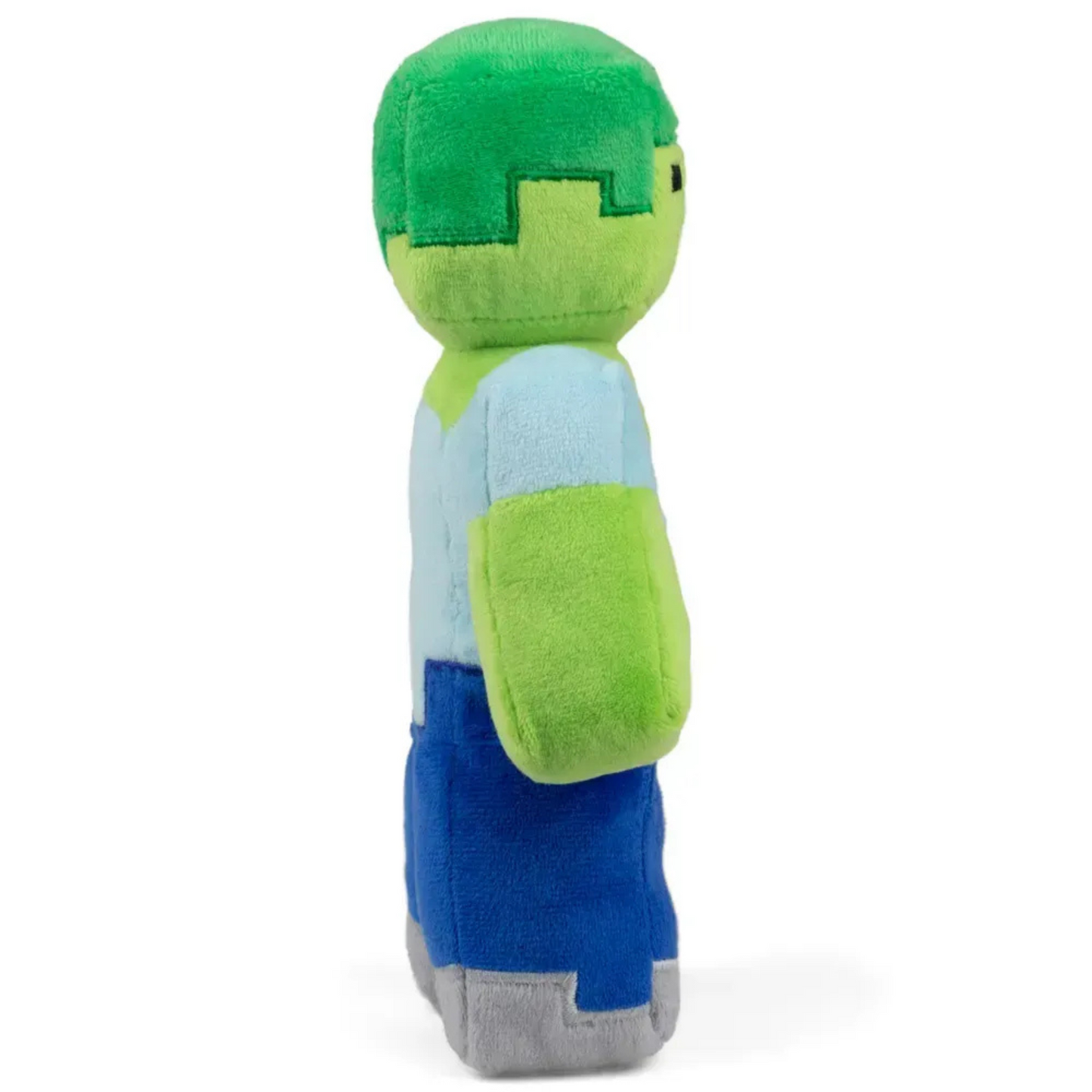MINECRAFT Zombie  Green Pixel Undead Zombie Inspired Plush Toy Decoration Soft Stuffed Monster Doll for Gamers Craft Plush Soft Stuffed Toy Decor Made in Ukraine
