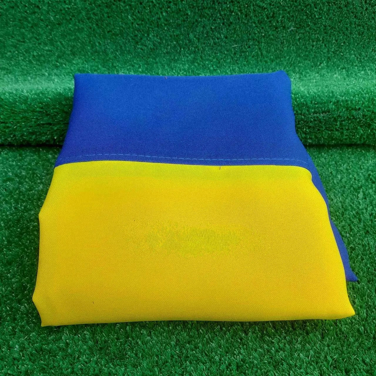 Ukrainian Flag 3x5 ft – Nylon or Premium Gabardine – Made in Ukraine – Wall-Mounted or Hand-Held – Indoor & Outdoor Use