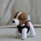 Patron Dog Minesweeper Plush Stuffed Animals, Handmade Crocheted Animal Dog Crochet Kit, Ukrainian Soldier Knitted Patron Dog, Craft Plush Soft Decoration, Figurine Home Decor, Made in Ukraine