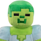 MINECRAFT Zombie  Green Pixel Undead Zombie Inspired Plush Toy Decoration Soft Stuffed Monster Doll for Gamers Craft Plush Soft Stuffed Toy Decor Made in Ukraine