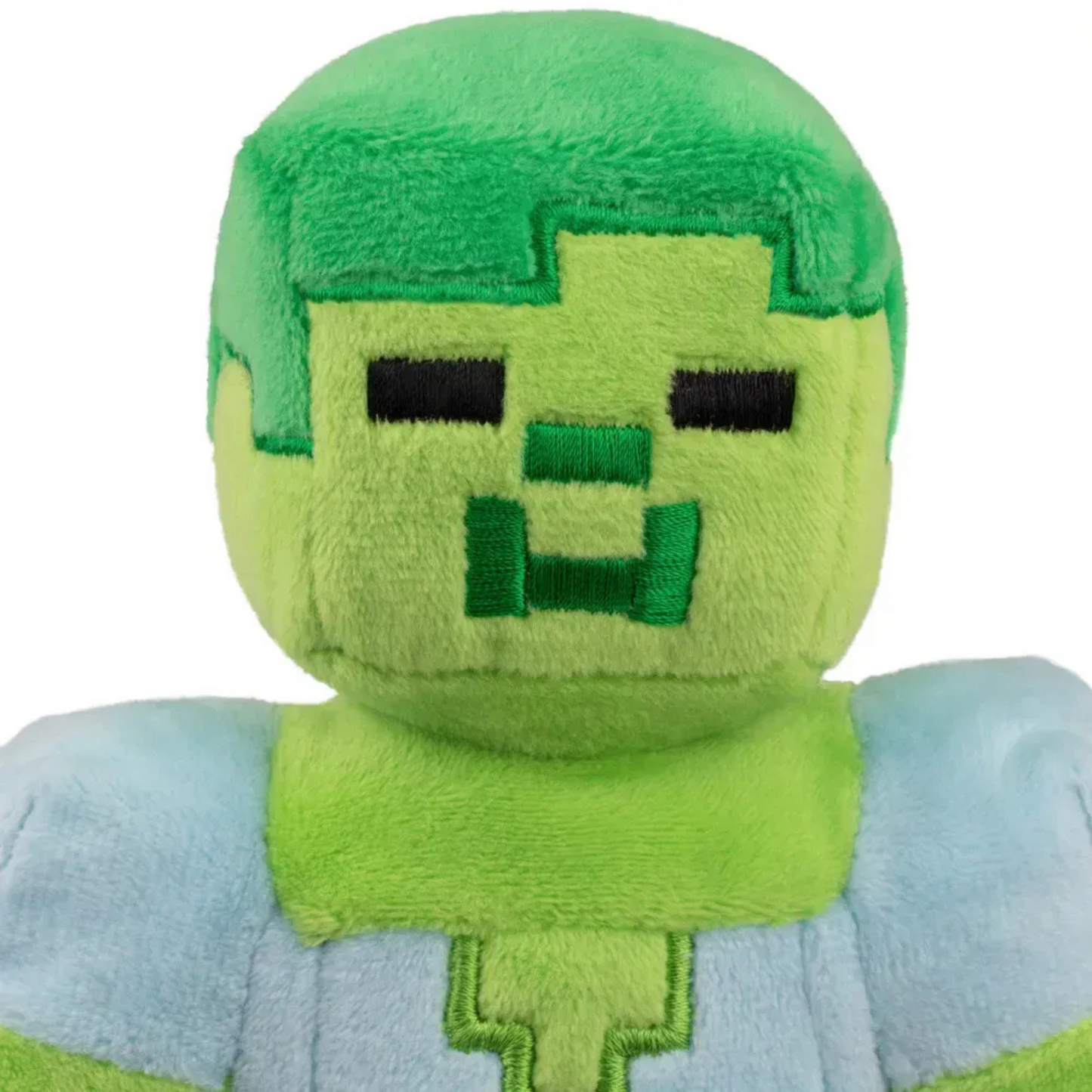 MINECRAFT Zombie  Green Pixel Undead Zombie Inspired Plush Toy Decoration Soft Stuffed Monster Doll for Gamers Craft Plush Soft Stuffed Toy Decor Made in Ukraine