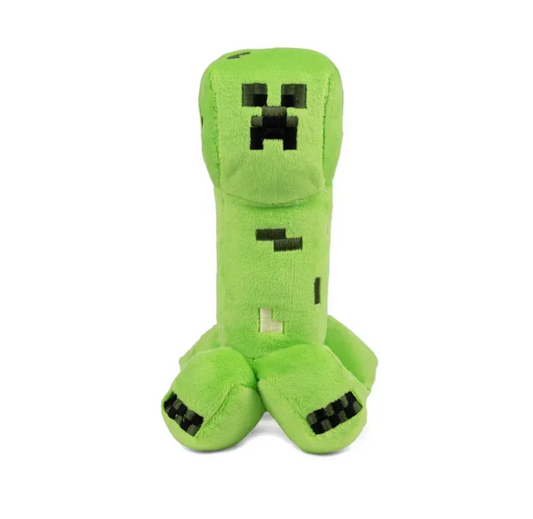 MINECRAFT Green Pixel Creeper Inspired Plush Toy Decoration Soft Stuffed Monster Doll for Gamers Craft Plush Soft Stuffed Toy Decor Made in Ukraine
