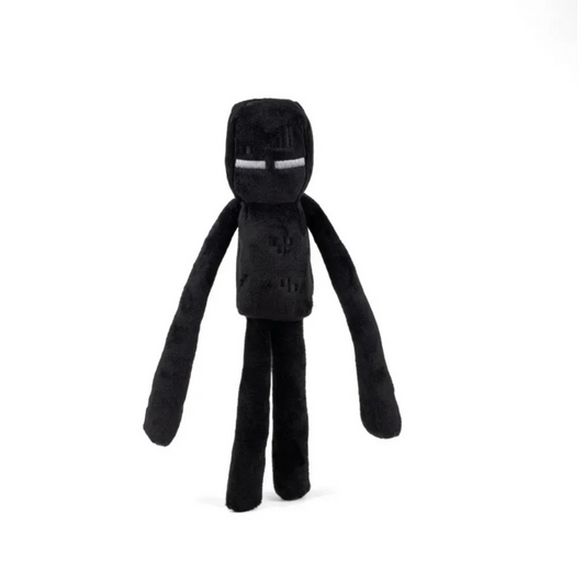 MINECRAFT Pixelated Shadow Enderman Plush Inspired Plush Toy Decoration Soft Stuffed Monster Doll for Gamers Craft Plush Soft Stuffed Toy Decor Made in Ukraine