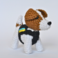 Patron Dog Minesweeper Plush Stuffed Animals, Handmade Crocheted Animal Dog Crochet Kit, Ukrainian Soldier Knitted Patron Dog, Craft Plush Soft Decoration, Figurine Home Decor, Made in Ukraine