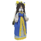 BraveUA 12'' Exclusive Collectible Ukrainian Motanka Doll on Wooden Base Slavic Design Handmade Made in Ukraine
