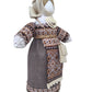 7.5" BraveUA Exclusive Vintage Collectible Ukrainian Motanka Doll Slavic Design Handmade Made in Ukraine