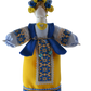 7.5" Exclusive Collectible Ukraine Motanka Doll Slavic Design Yellow-Blue Handmade Made in Ukraine