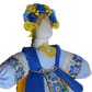 7.5" Exclusive Collectible Ukraine Motanka Doll Slavic Design Yellow-Blue Handmade Made in Ukraine