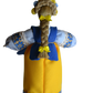 7.5" Exclusive Collectible Ukraine Motanka Doll Slavic Design Yellow-Blue Handmade Made in Ukraine
