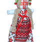 14'' Authentic Ukrainian Motanka Doll on Wooden Base || Collectible Doll || Slavic Design Traditional Ukrainian Doll || Handmade Traditional Folk Art || Made in Ukraine