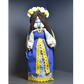 BraveUA 12'' Exclusive Collectible Ukrainian Motanka Doll on Wooden Base Slavic Design Handmade Made in Ukraine